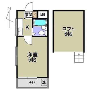 第3みゆきハイツ【1階】の間取り
