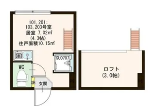 M´哲学堂公園【1階】の間取り