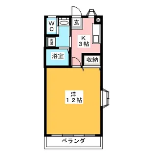 コーポ南木7【1階】の間取り