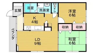 レスカール伊島【2階】の間取り