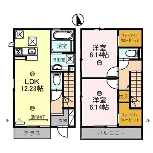 メゾン ド ルポの間取り