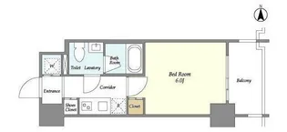 プラシア北千住【5階】の間取り