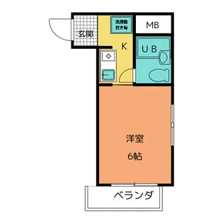 サントピア原【4階】の間取り