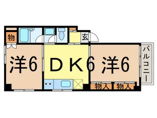 ハイツオカダ【3階】の間取り