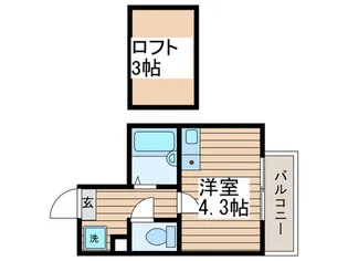 リブ亀戸【3階】の間取り