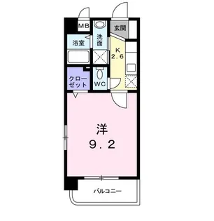 上野マンション【2階】の間取り