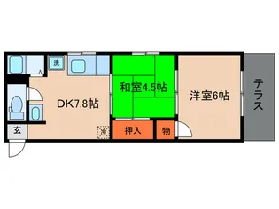 和田ハイツ【1階】の間取り