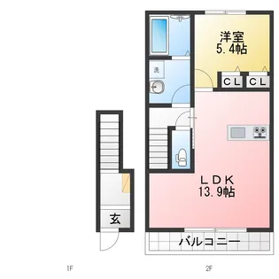 オリエントソレイユ5【2階】の間取り