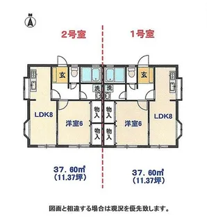 ハイツ早野【1階】の間取り
