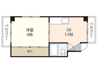 オイスタービル【2階】の間取り