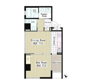 ヒルクレスト御茶ノ水【3階】の間取り