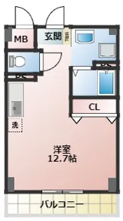 YM泉【2階】の間取り