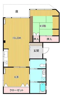 レディースMOA【1階】の間取り