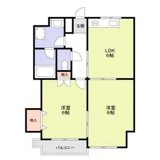 サンライズシナサン【2階】の間取り