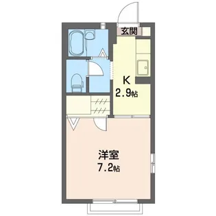 マ・メゾンKOGA I【1階】の間取り