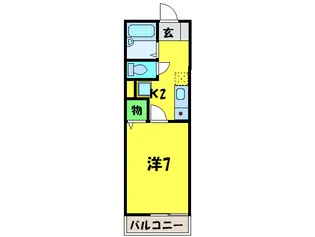 エクシブ三国ヶ丘【2階】の間取り