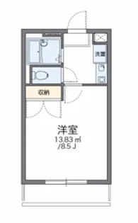 レオパレス麻生【2階】の間取り