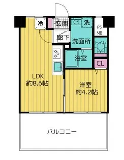 南青山コンド【5階】の間取り