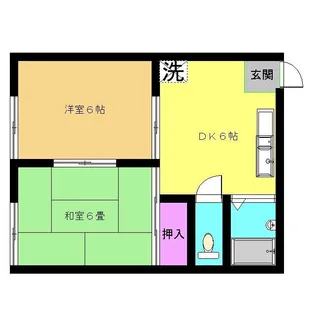 第二ハイツ青山【2階】の間取り