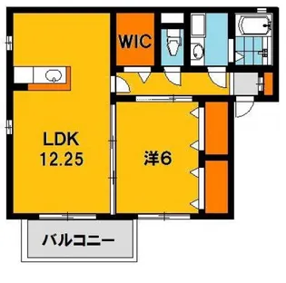 パークサイド厚木1【2階】の間取り