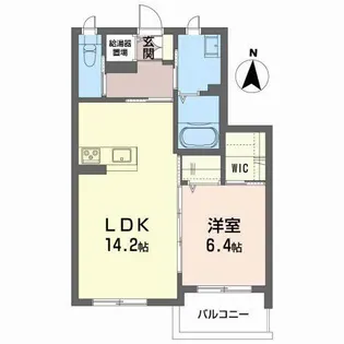 メゾンマスト菜根【1階】の間取り