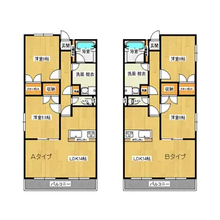 メゾン花小路【1階】の間取り