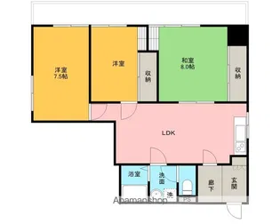 バァウハウス【5階】の間取り