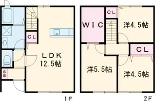 Laximo A棟の間取り