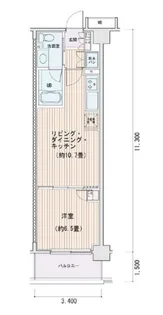 エスティメゾン豊洲レジデンスE【2階】の間取り