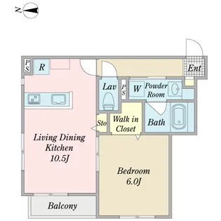 HANABUSA【2階】の間取り