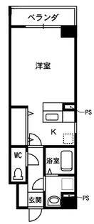 港人(みなと)18番館【3階】の間取り