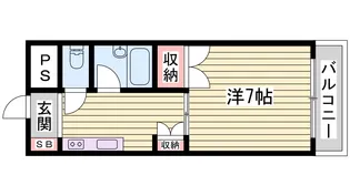 ラ・ポール【2階】の間取り