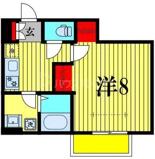 セナリオフォルム江戸川台【2階】の間取り