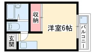 ヒューマンハイツI【1階】の間取り