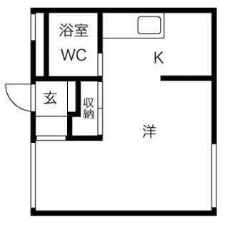 アサヒコートハウス【2階】の間取り