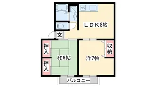 ソファレサンシャイン3【1階】の間取り