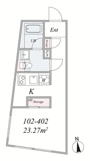 PREAS西大井【2階】の間取り