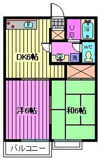 ハイツトピア【2階】の間取り