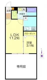 タピーロ【1階】の間取り