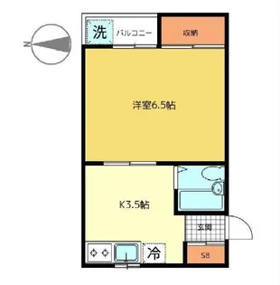 ハイツシルヴィア【3階】の間取り