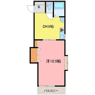 パルメディア S【2階】の間取り