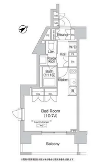 エミネンス高輪台【8階】の間取り