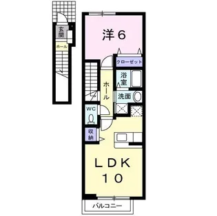 アイレックス【2階】の間取り