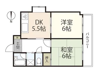 大桂第2ビル【3階】の間取り