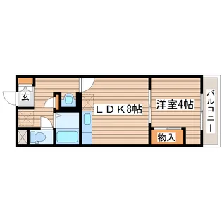 シェリノ長町【3階】の間取り