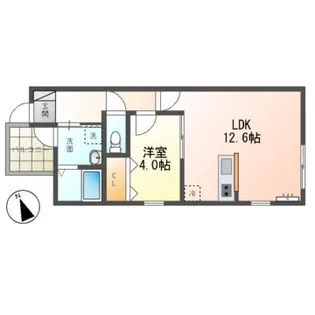 RESENCE KONAN【1階】の間取り