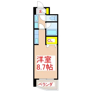 プレジデント天保山【2階】の間取り