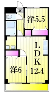 デージーコート相模台【2階】の間取り