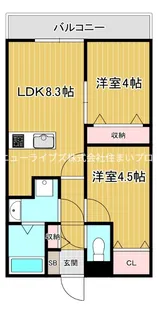 エイシイテイ池田本町【1階】の間取り
