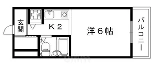 京の五条GREEN HOUSE【6階】の間取り